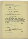 Moe Howard's 22pp. Partial Script Dated April 1936 for The Three Stooges Film ''A Pain in the Pullman'' -- With Annotations in Moe's Hand -- Likely Script Changes as Unbound -- Very Good Condition